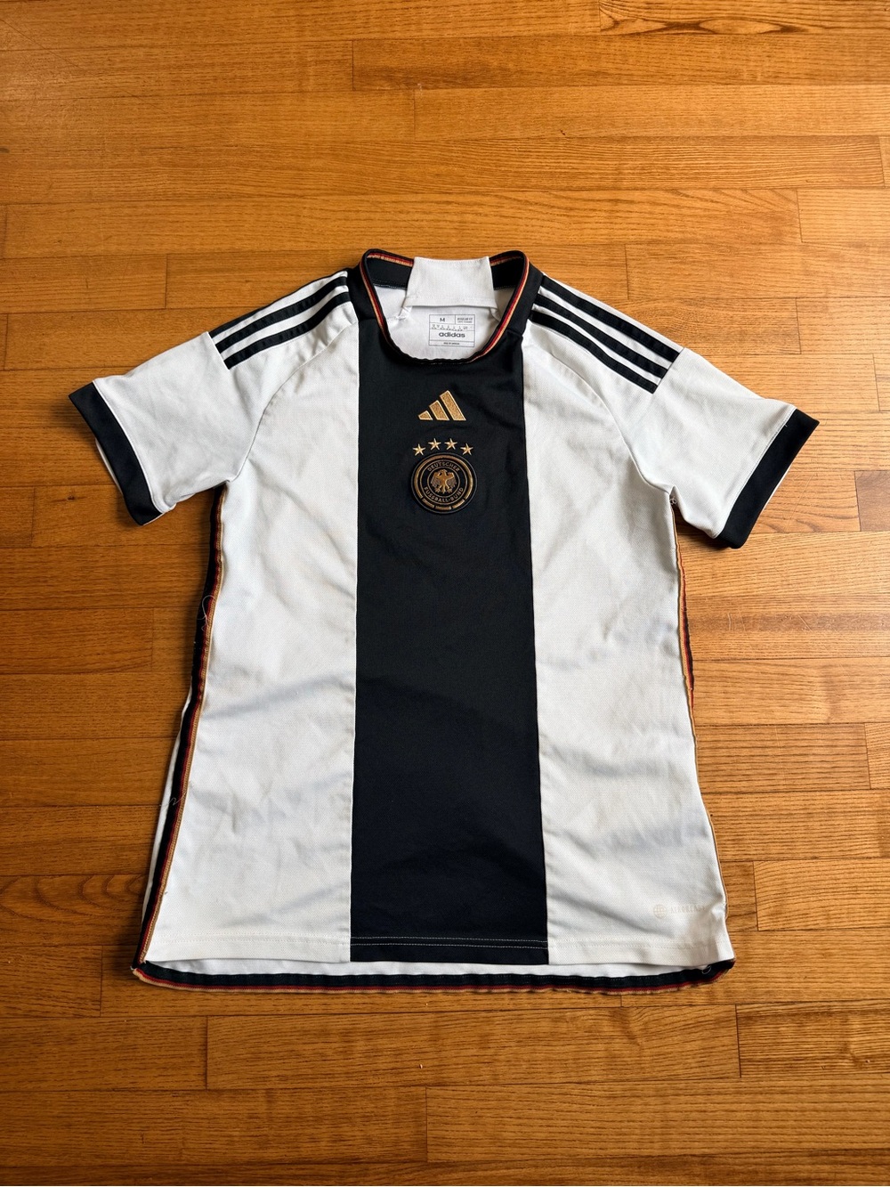 Adidas Germany 2022 World Cup Home Jersey Soccer Shirt DFB Mens Medium White